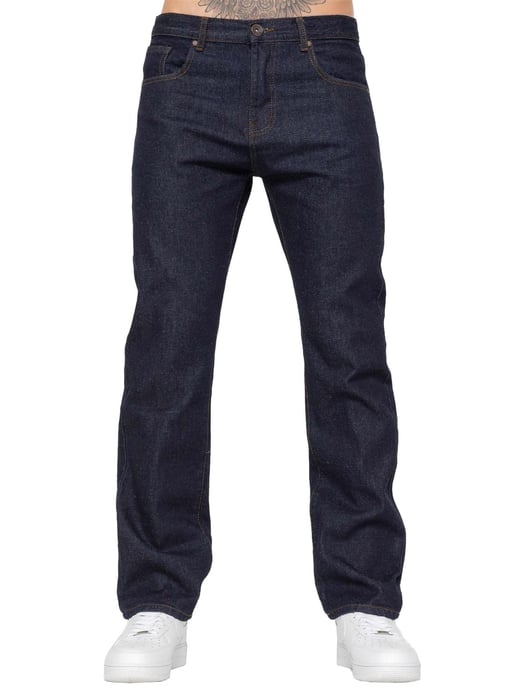 Kruze | Herren Straight Leg Denim Jeans - Image 2