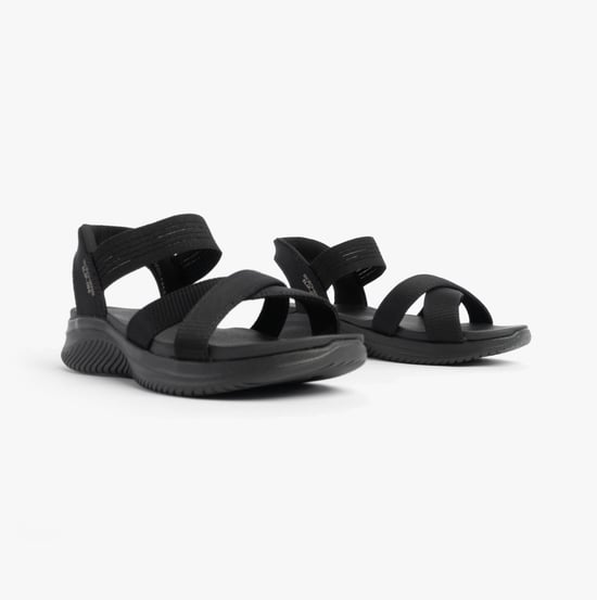 Skechers Ultra Flex 3.0 - Never Better Damen Sandalen Schwarz - Image 4