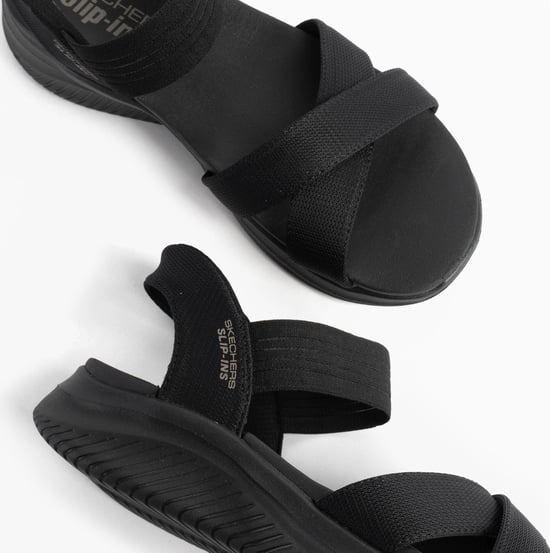 Skechers Ultra Flex 3.0 - Never Better Damen Sandalen Schwarz - Image 6