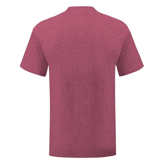 Fruit Of The Loom Herren T-Shirt Iconic (Burgunderrot meliert) - Image 2