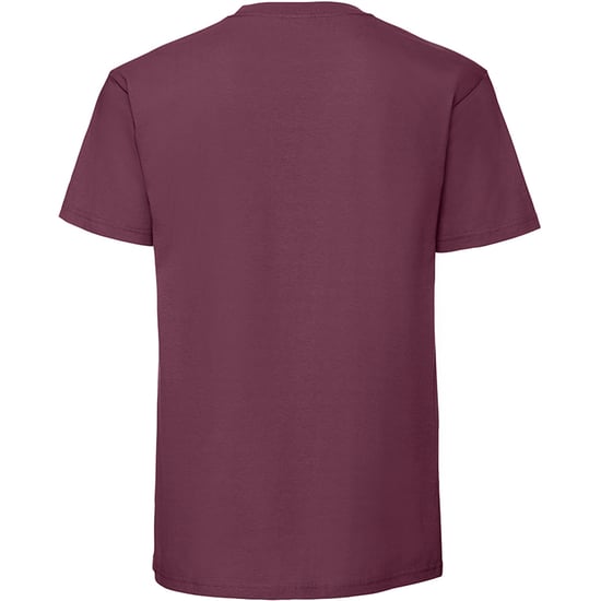 Fruit Of The Loom Herren Premium T-Shirt (Burgunder) - Image 2