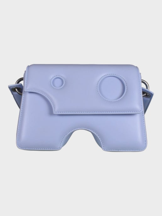 Off White Burrow 22 Blaue Schultertasche - Image 1