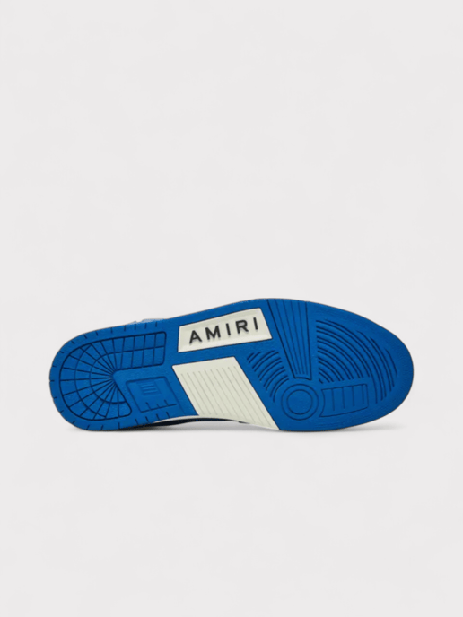 Amiri Skel Top Hi Blau/Weiß - Image 4