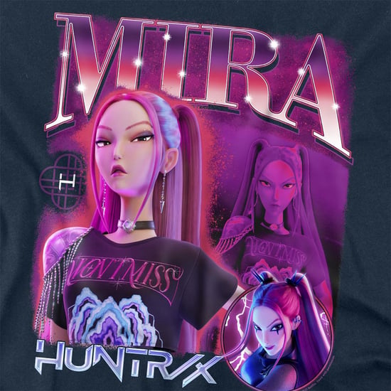 K-Pop Demon Hunters - "Huntr/X" T-Shirt für Herren/Damen Unisex, Langärmlig (Marine) - Image 3
