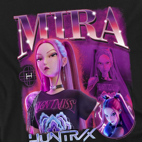 K-Pop Demon Hunters - "Huntr/X" T-Shirt für Herren/Damen Unisex, Langärmlig (Schwarz) - Image 3