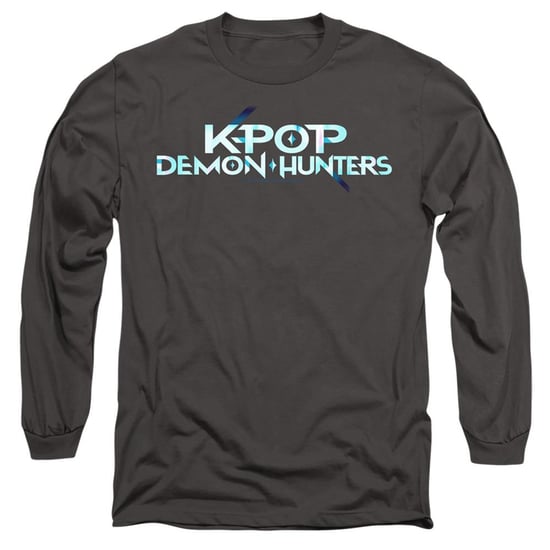 K-Pop Demon Hunters - T-Shirt für Herren/Damen Unisex Langärmlig (Holzkohle) - Image 1