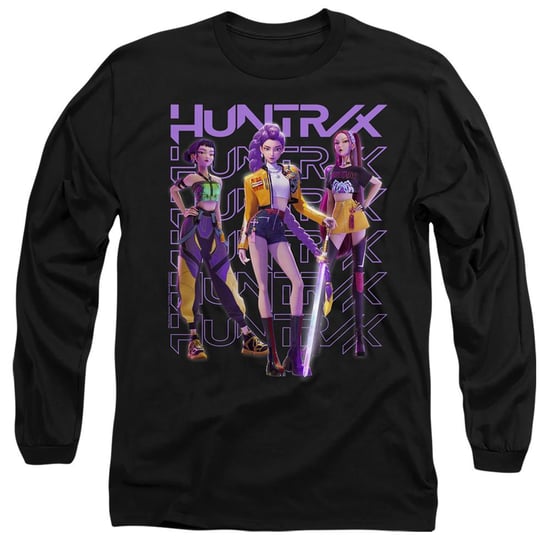 K-Pop Demon Hunters - T-Shirt für Herren/Damen Unisex, Langärmlig (Schwarz) - Image 1