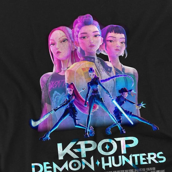 K-Pop Demon Hunters - T-Shirt für Herren/Damen Unisex, Langärmlig (Schwarz) - Image 3
