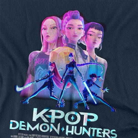 K-Pop Demon Hunters - T-Shirt für Herren/Damen Unisex, Langärmlig (Marine) - Image 3