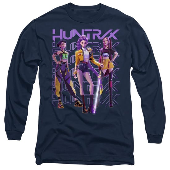 K-Pop Demon Hunters - T-Shirt für Herren/Damen Unisex, Langärmlig (Marine) - Image 1