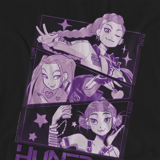 K-Pop Demon Hunters - T-Shirt für Damen (Schwarz) - Image 3