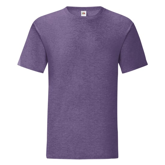 Fruit Of The Loom Herren T-Shirt Iconic (Violett meliert) - Image 1
