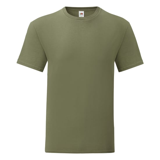 Fruit Of The Loom Herren T-Shirt Iconic (Olivgrün) - Image 1