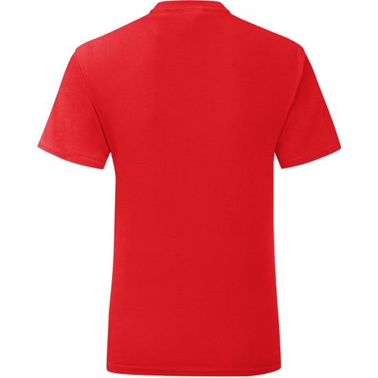 Fruit Of The Loom Herren T-Shirt Iconic (Rot) - Image 2