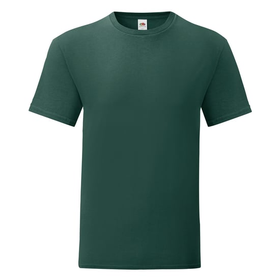 Fruit Of The Loom Herren T-Shirt Iconic (Waldgrün) - Image 1