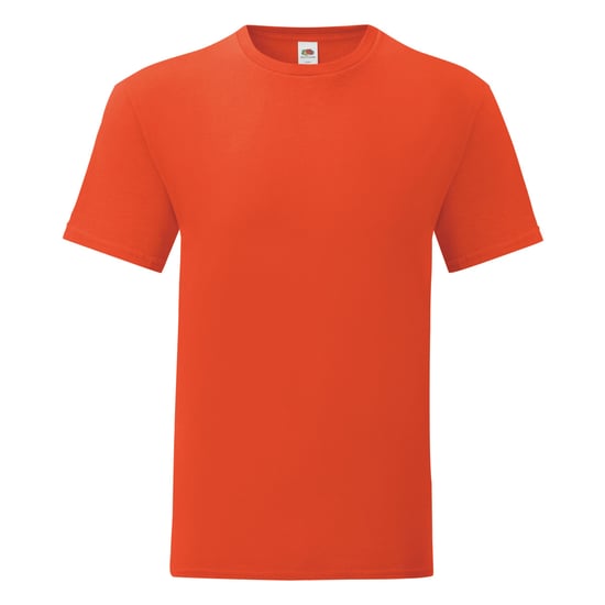 Fruit Of The Loom Herren T-Shirt Iconic (Rotorange) - Image 1