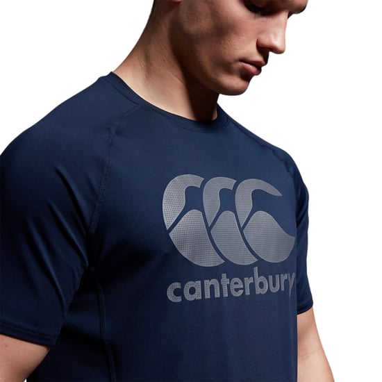 Canterbury - T-Shirt Superleicht Mit großem Logo für Herren (Marine) - Image 3