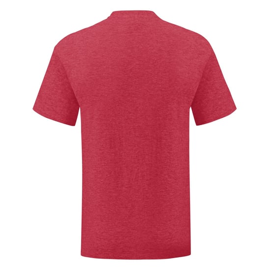 Fruit Of The Loom Herren T-Shirt Iconic (Rot meliert) - Image 2
