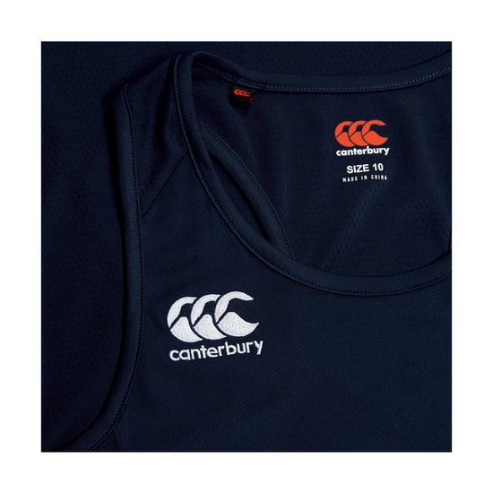 Canterbury - "Club Dry" Ärmelloses Oberteil Racerback für Damen (Marine) - Image 3