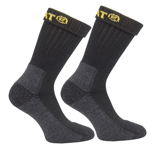 Caterpillar Herren Arbeitssocken / Socken, 2 Paar (Schwarz) - Image 2