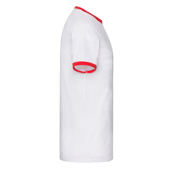 Fruit of the Loom - T-Shirt für Herren (Weiß/Rot) - Image 3