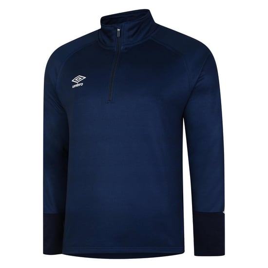 Umbro - "Total Training" Trainingsjacke mit kurzem Reißverschluss für Kinder (Marineblau/Dunkel-Marineblau/Weiß) - Image 1