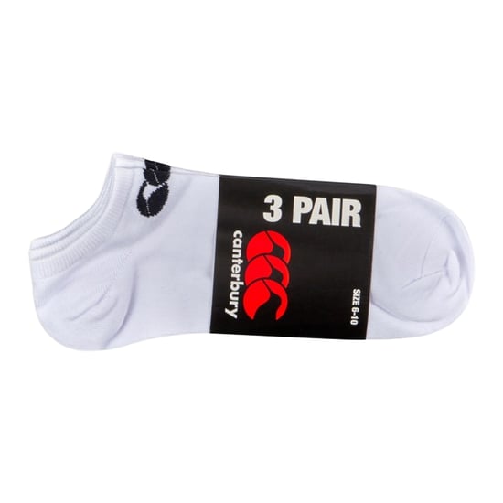 Canterbury - Sneaker-Socken für Herren/Damen Unisex(3er-Pack) (Weiß) - Image 2