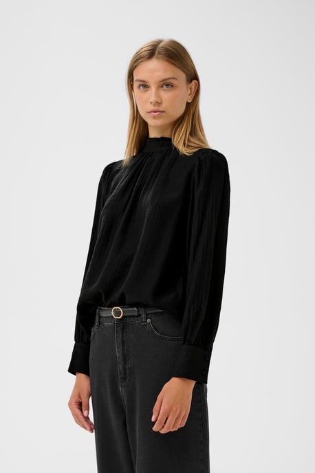 Langarm-Bluse TrishIW Langarm-Bluse black - Image 4