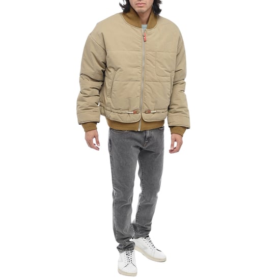 Diesel Coriander Hellgrüne Daunenjacke - Image 3