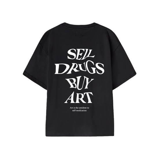SPRB-SELLDRUGS Herren Oversize-T-Shirt - Image 3