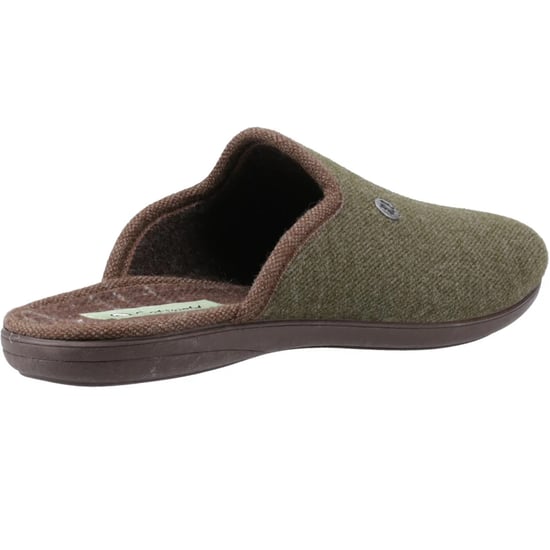 Cotswold Herren Spelsbury Hausschuhe (Khaki) - Image 5