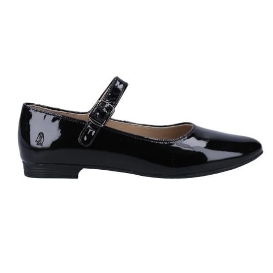 Hush Puppies - "Melissa" Riemchenschuhe für Damen, Leder (Schwarzer Lack) - Image 1