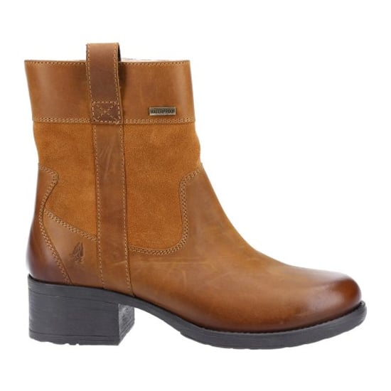 Hush Puppies - "Saskia" Stiefel für Damen, Leder (Hellbraun) - Image 1