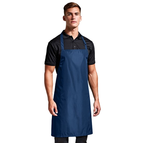 Premier - Herren/Damen Unisex Schürze, mit Latz (Marineblau) - Image 2