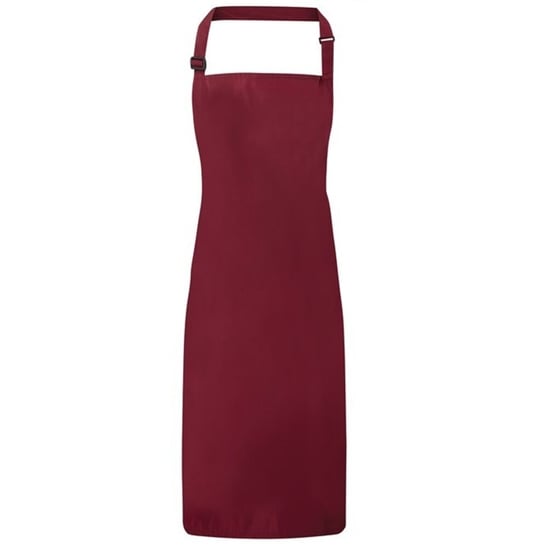 Premier - Herren/Damen Unisex Schürze, mit Latz (Burgunder) - Image 1