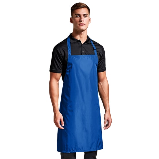 Premier - Herren/Damen Unisex Schürze, mit Latz (Königsblau) - Image 2