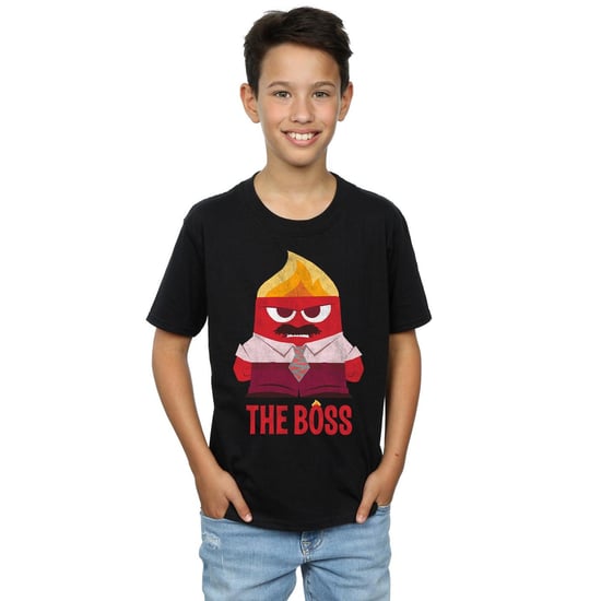 Disney - "Inside Out Anger The Boss" T-Shirt für Jungen (Schwarz) - Image 2