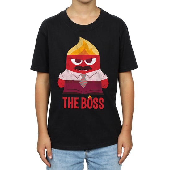 Disney - "Inside Out Anger The Boss" T-Shirt für Jungen (Schwarz) - Image 3