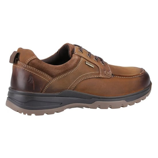 Hush Puppies - "Percy" Sneaker für Herren, Leder, Zum Schnüren (Hellbraun) - Image 2