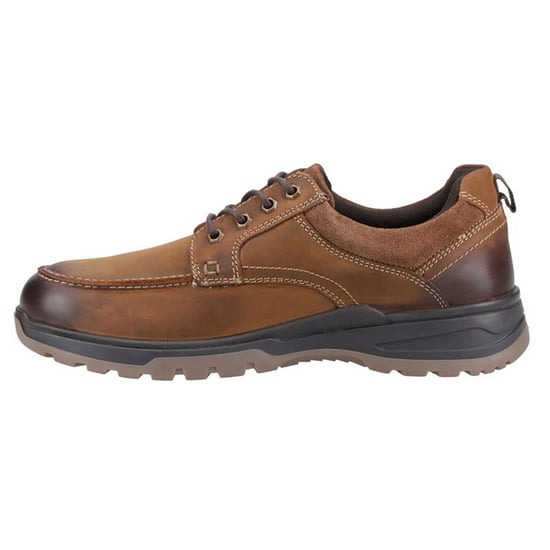 Hush Puppies - "Percy" Sneaker für Herren, Leder, Zum Schnüren (Hellbraun) - Image 3