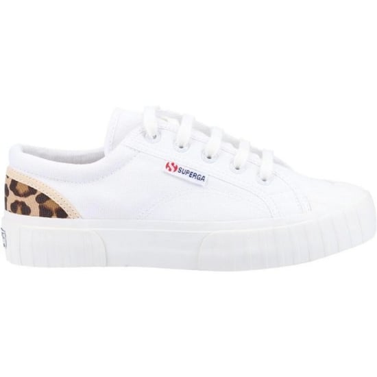Superga - gestreift Sneaker für Damen (Weiß) - Image 1