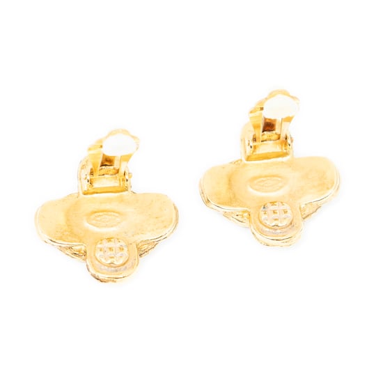 CC Cross Clip On Earrings  Ohrringe - Image 2