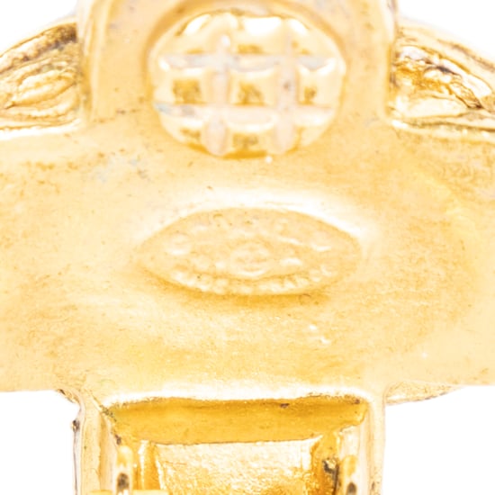 CC Cross Clip On Earrings  Ohrringe - Image 3