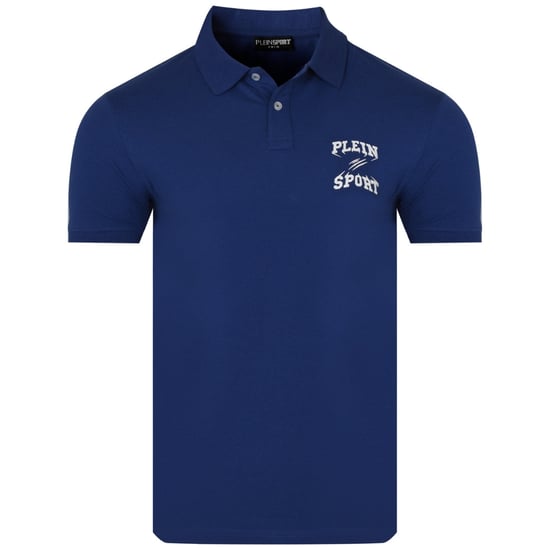 Marineblaues Poloshirt Mit Kleinem Logo Von Plein Sport - Image 1