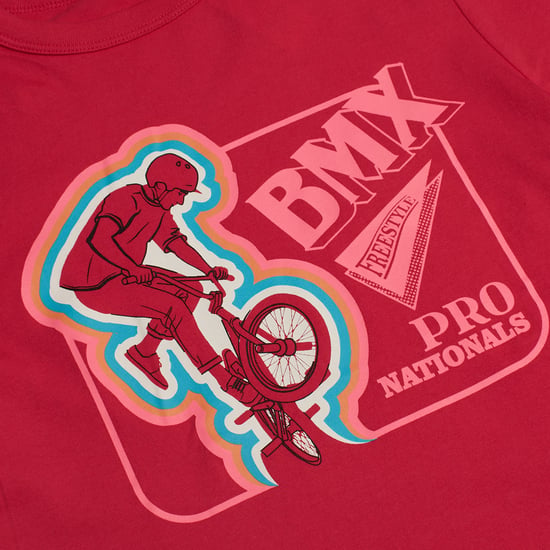Kurzarm-T-Shirt mit Grafik für Jungen 668058 - Image 4