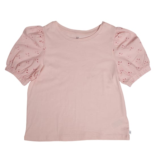 Mädchen-T-Shirt mit bestickten Puffärmeln 601395 - Image 1