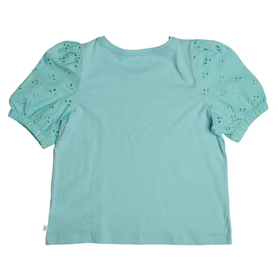 Mädchen-T-Shirt mit bestickten Puffärmeln 601395 - Image 5