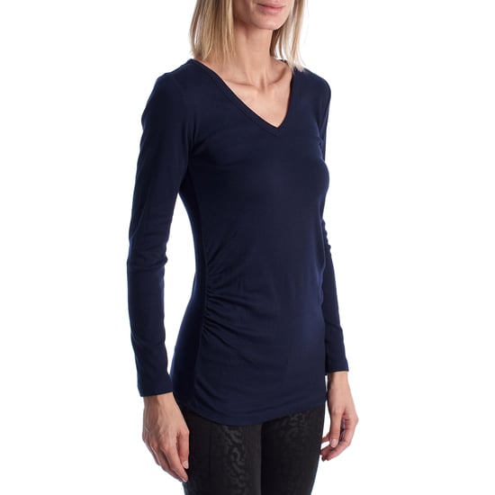 Modernes Umstands-T-Shirt mit V-Ausschnitt Langarm 719653 Damen - Image 4