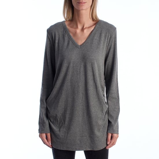 Modernes Umstands-T-Shirt mit V-Ausschnitt Langarm 719653 Damen - Image 4