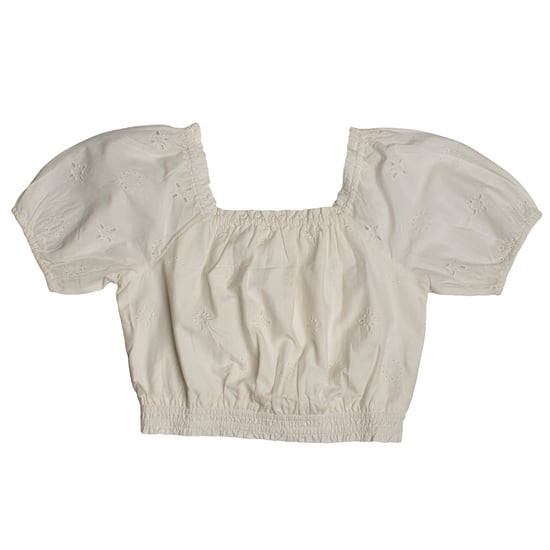 Kurze geraffte Bluse 601092 für Mädchen - Image 1